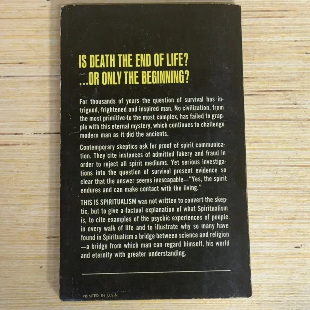 This is Spiritualism by Maurice Barbanell 1967 Paperback